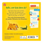 Følebok Er du en løve? med føle-elementer detalj av føle-element