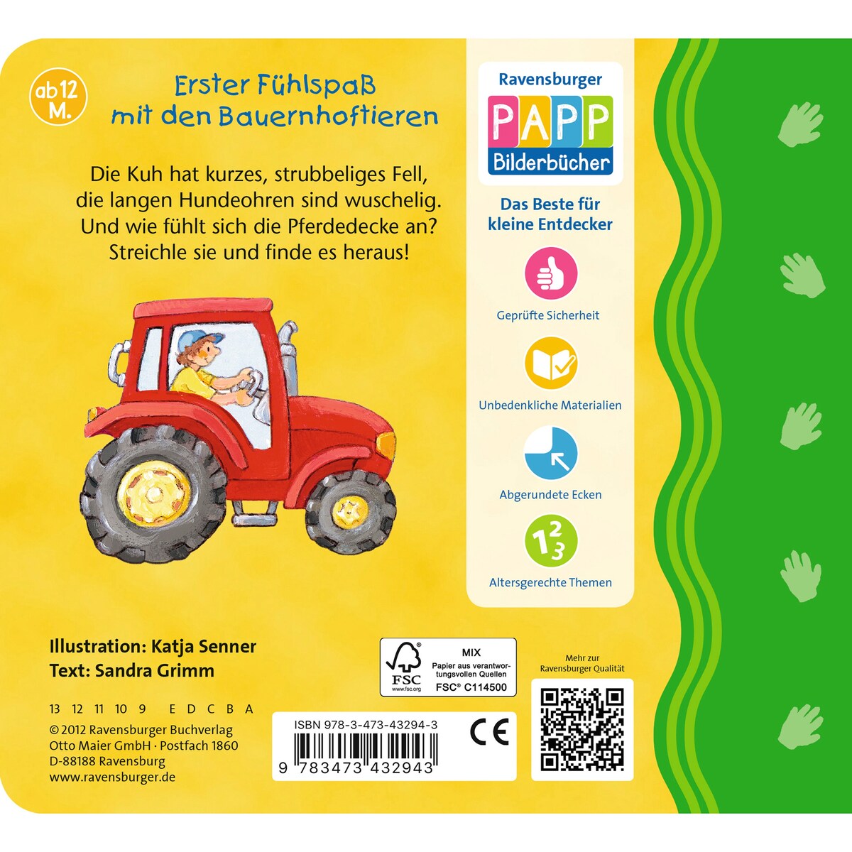 Detalj av føledeler i Følebok min lille bondegård