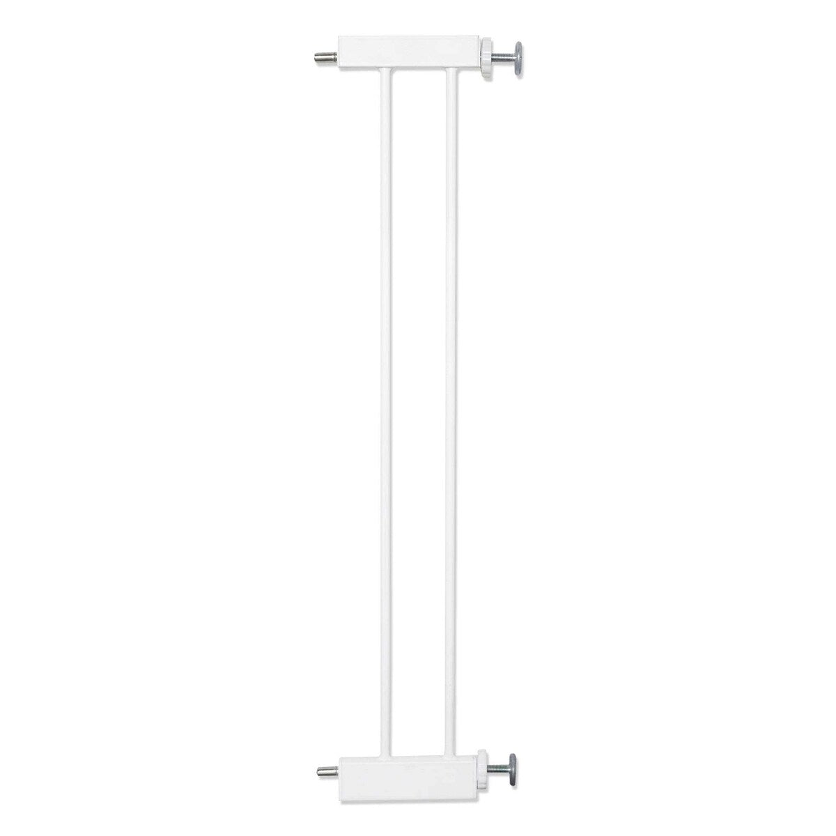 Forlengelse i metall 14 cm for easySafe+ dør- og trappegrind forfra