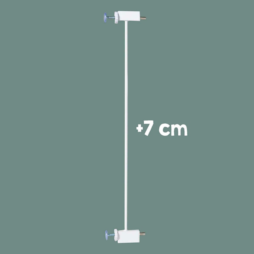 Detalj av metallforlengelse 7 cm for easySafe+ dør- og trappegrind