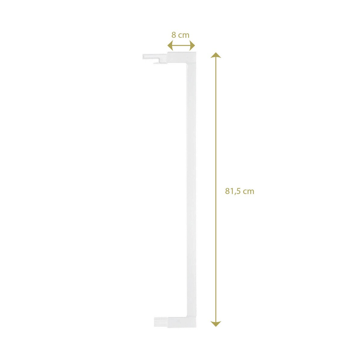 Forlengelsessett 8 cm for Easylock Plus og Easylock montert