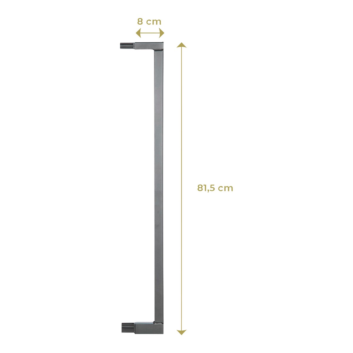 Forlengelsessett 8 cm for Easylock Plus og Easylock sideprofil