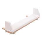 Forlengelsesside for bedside crib Maxi, Boxspring og Comfort Plus - babybay forfra