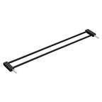 Forlenger til sikkerhetsgrind Safety Gate Extension 9 cm, svart forfra