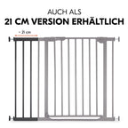 Montert Forlenger til sikkerhetsgrind Safety Gate Extension 9 cm, svart i trappeåpning
