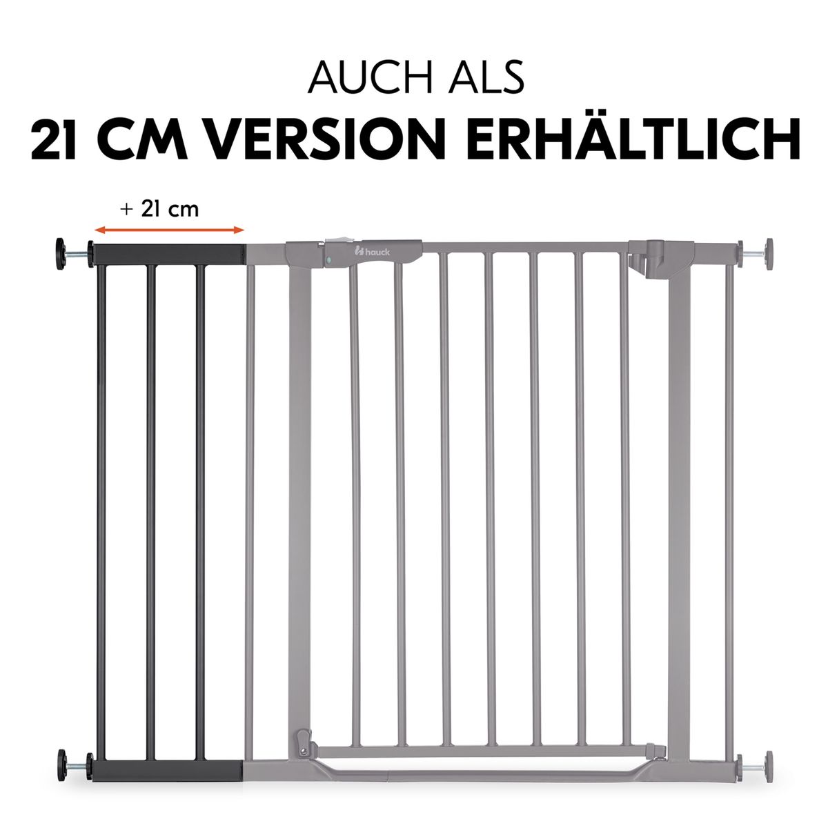 Montert Forlenger til sikkerhetsgrind Safety Gate Extension 9 cm, svart i trappeåpning