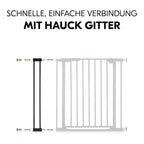 Bruk av Forlenger til sikkerhetsgrind Safety Gate Extension 9 cm, svart med Y-spindler