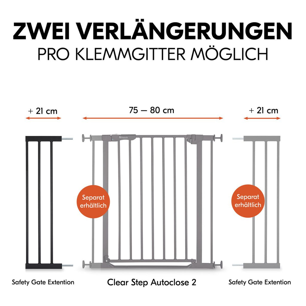 Nærbilde av skruefeste på Forlenger til sikkerhetsgrind Safety Gate Extension 21 cm