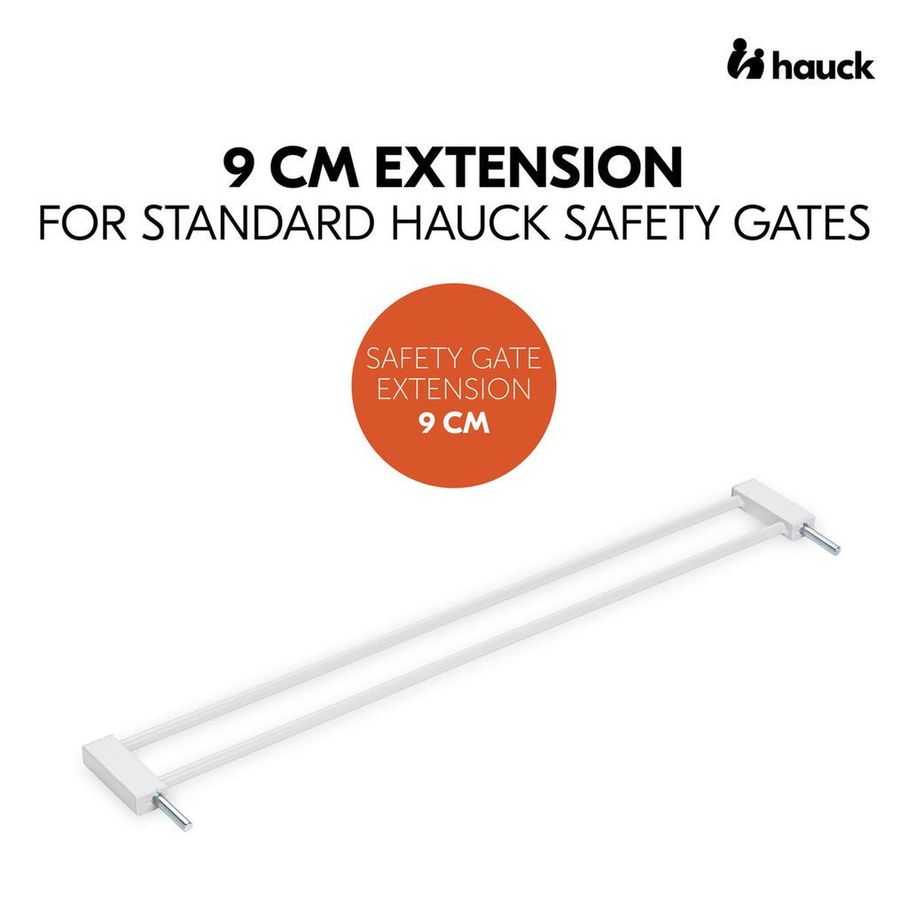 Forlenger til sikkerhetsgrind Safety Gate Extension 9 cm bakside