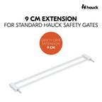 Forlenger til sikkerhetsgrind Safety Gate Extension 9 cm bakside