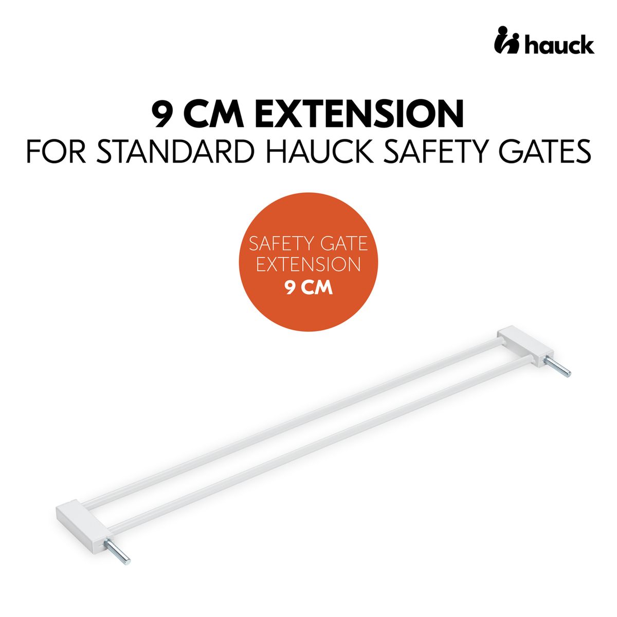 Forlenger til sikkerhetsgrind Safety Gate Extension 9 cm bakside