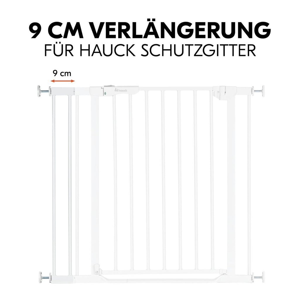 Detalj av forlengeren Safety Gate Extension 9 cm fra Hauck
