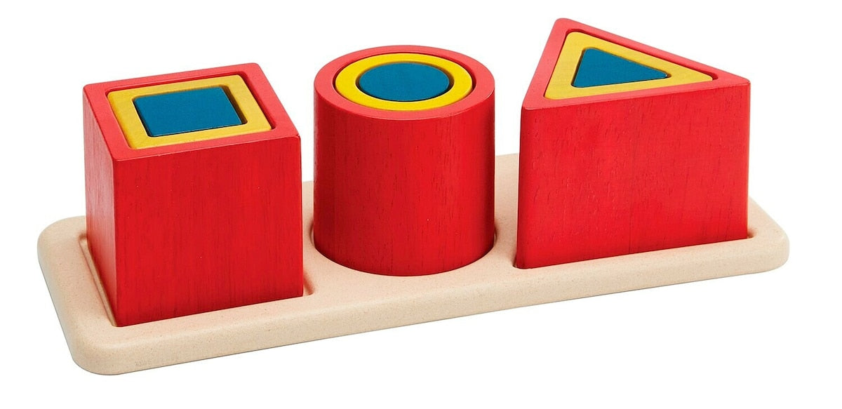 Formpuslespill Unit Link i gummitreverk forfra