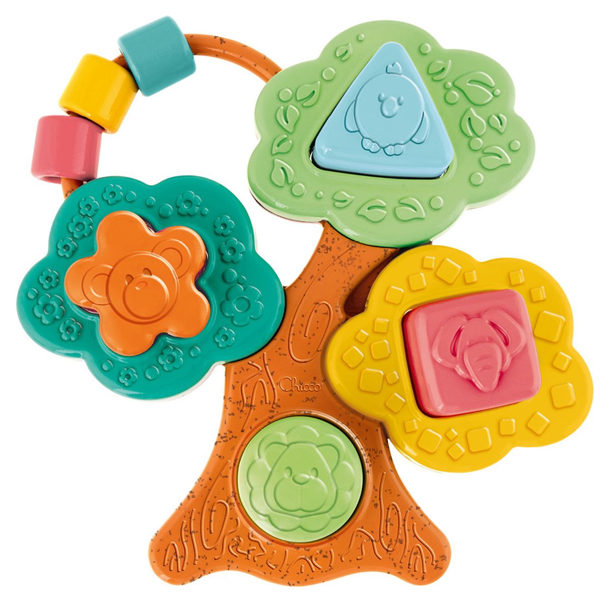 Formsorterer Baobab ECO+ med 4 dyrefigurer - Chicco forfra