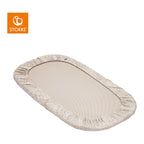 Detalj av formsydd laken 2-pack Dandelion Beige & Vanilla Cream