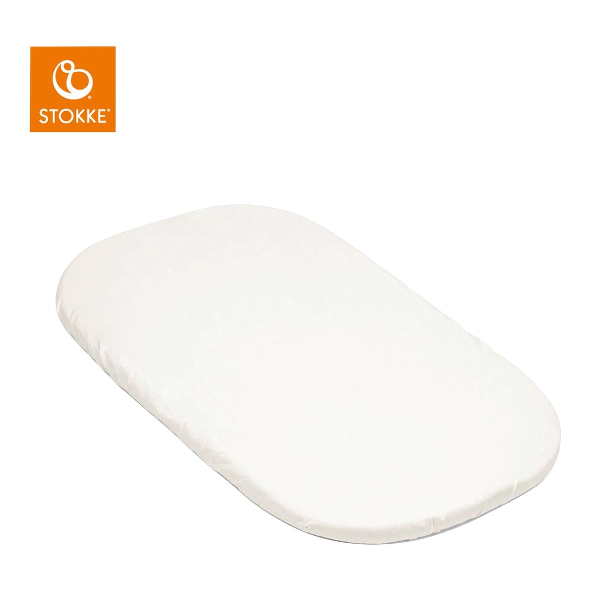 Montert formsydd laken 2-pack Dandelion Beige & Vanilla Cream på Snoozi-stubenbett