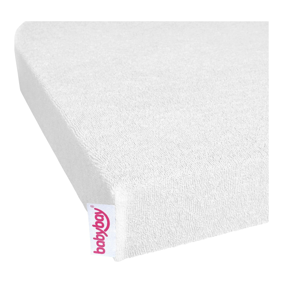 Formsydd laken frotté vanntett for bedside crib babybay bakside
