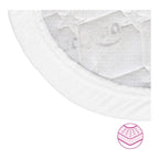 Formsydd laken frotté vanntett for bedside crib babybay nærbilde av gummistrikk