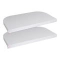 Formsydd laken jersey 2-pack for Boxspring XXL forfra