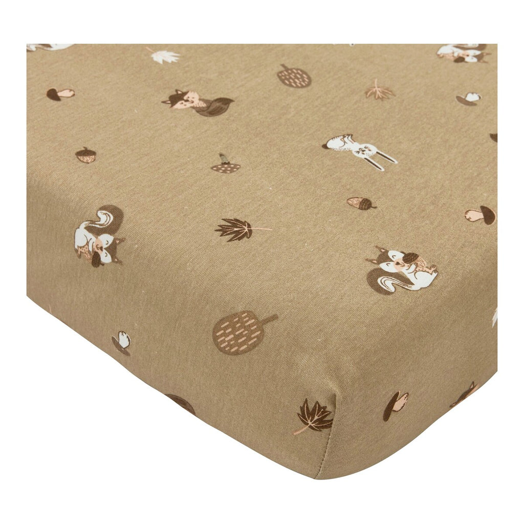 Formsydd laken i jersey 50x90 cm bomull Meyco Baby detalj av stoffstruktur