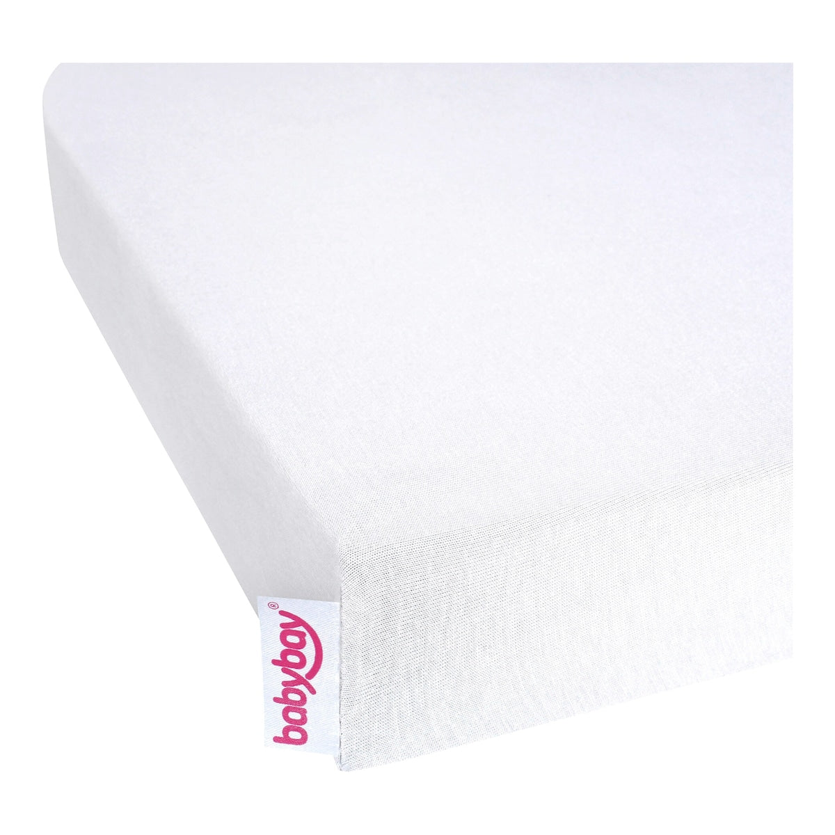 Formsydd laken jersey Deluxe for bedside crib - babybay gummistrikk