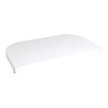 Formsydd laken jersey økologisk bomull for bedside crib babybay forfra