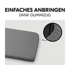 Formsydd laken musselin 60x120 cm til reisesengmadrass foldet