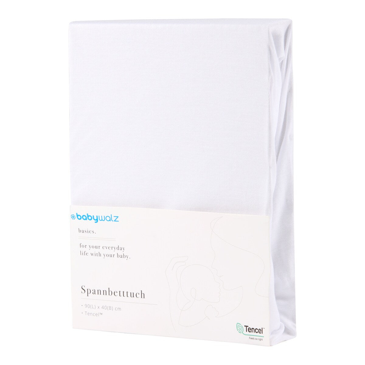 Formsydd laken TENCEL™ lyocell 40x90 cm - BASICS