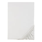 Nærbilde av tekstur på Formsydd laken TENCEL™ lyocell 60x120-70x140 cm