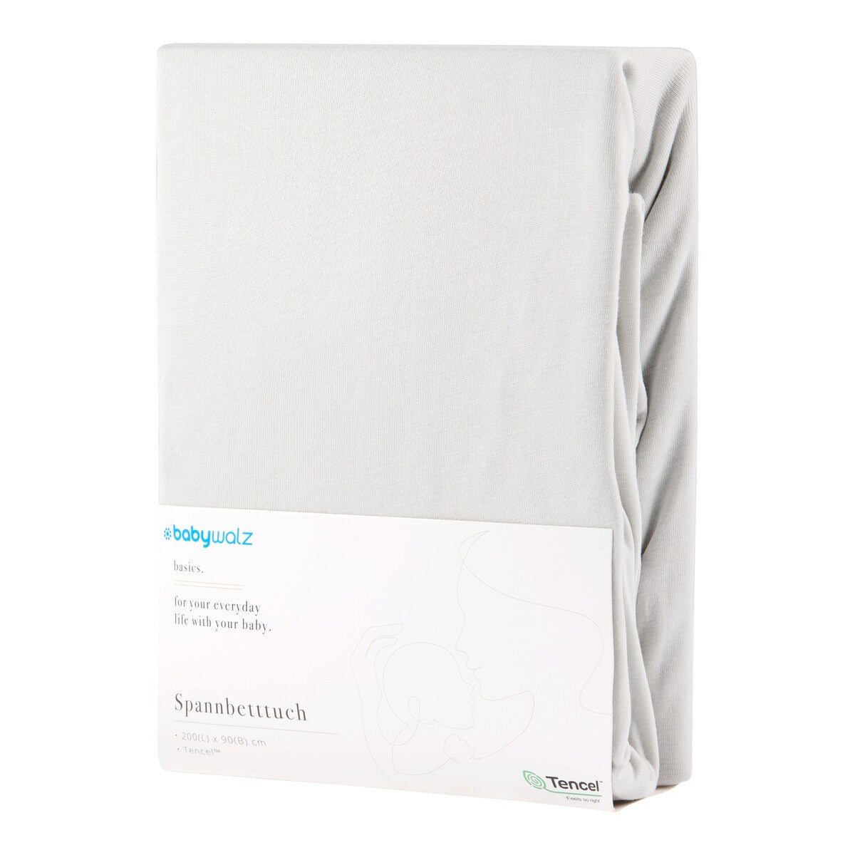 Formsydd laken TENCEL™ lyocell 90x200 cm - BASICS