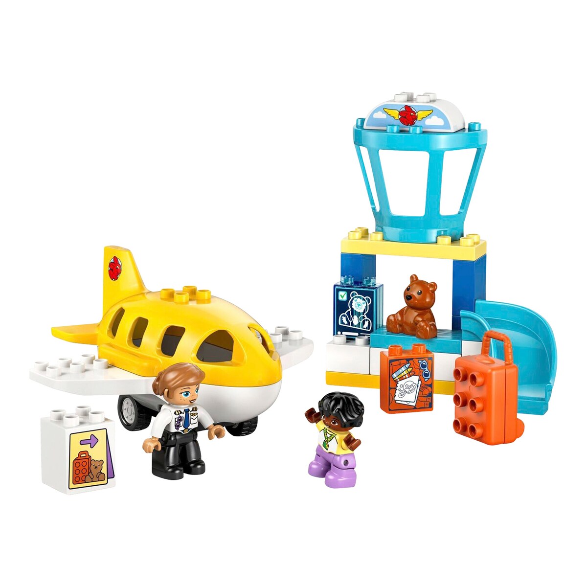 Første besøk på flyplassen 23 deler fra 2 år - LEGO® DUPLO® bakside
