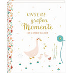Fotoinnføringsalbum for familien med hardcover forside
