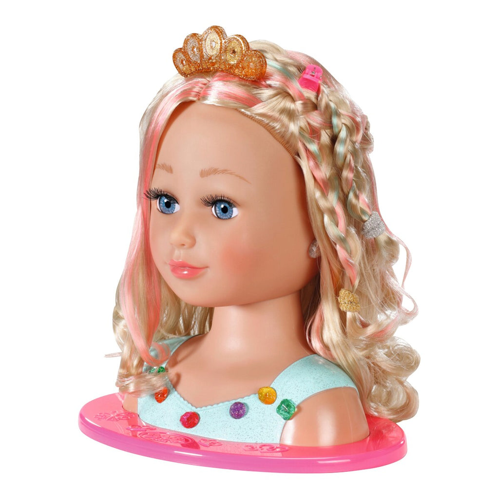 Frisør- og sminkehode Sister Styling Head Princess bakside