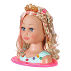 Frisør- og sminkehode Sister Styling Head Princess bakside