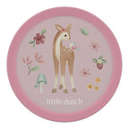 Fruktboks med gaffel 300 ml lekksikker PP - Mepal x Little Dutch bakside