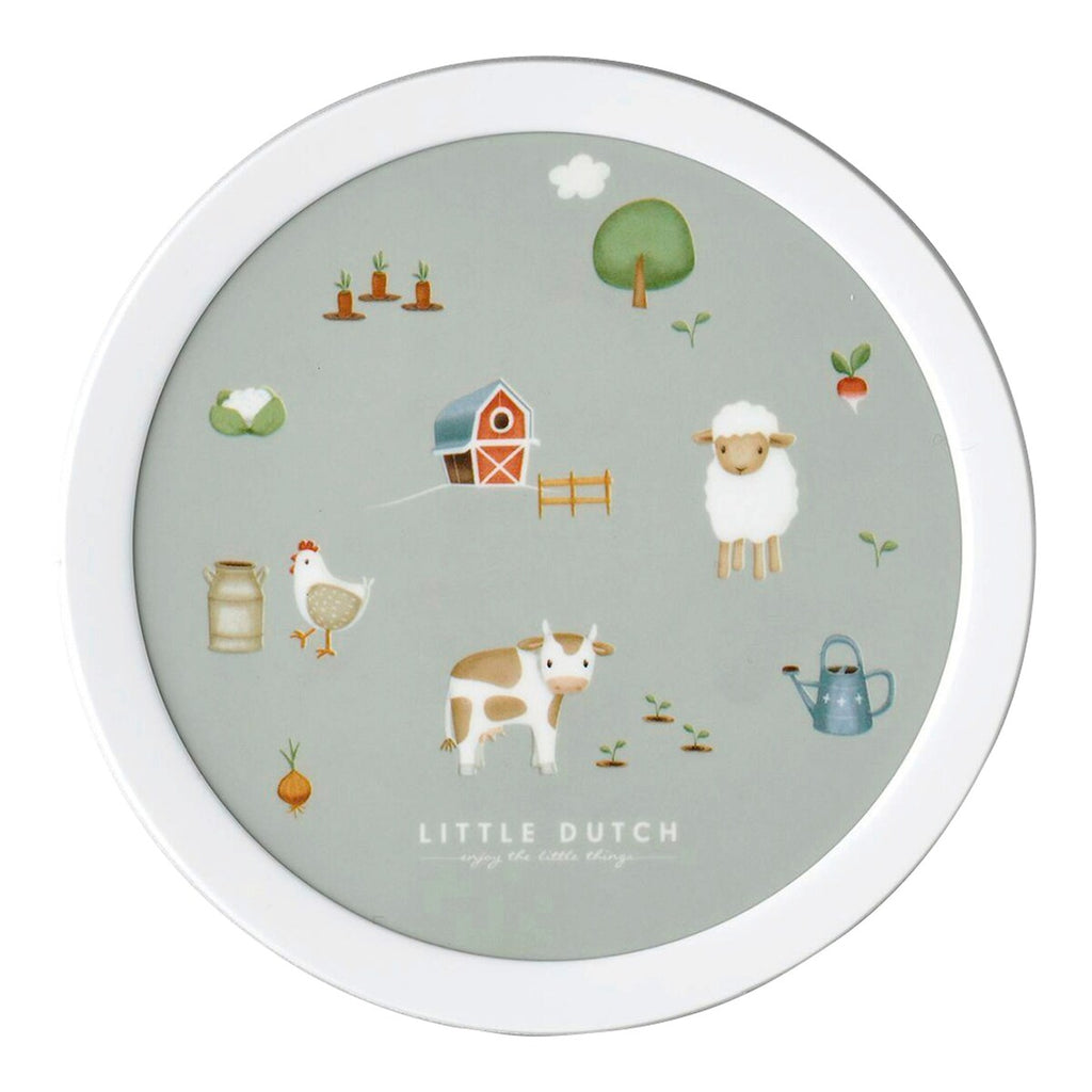 Fruktboks med gaffel 300 ml lekksikker PP - Mepal x Little Dutch