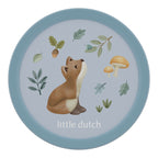 Fruktboks med gaffel 300 ml lekksikker PP - Mepal x Little Dutch
