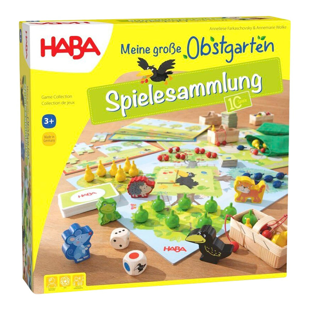 Frukthagenspillsamling 10-i-1 fra 3 år 2-4 spillere forside