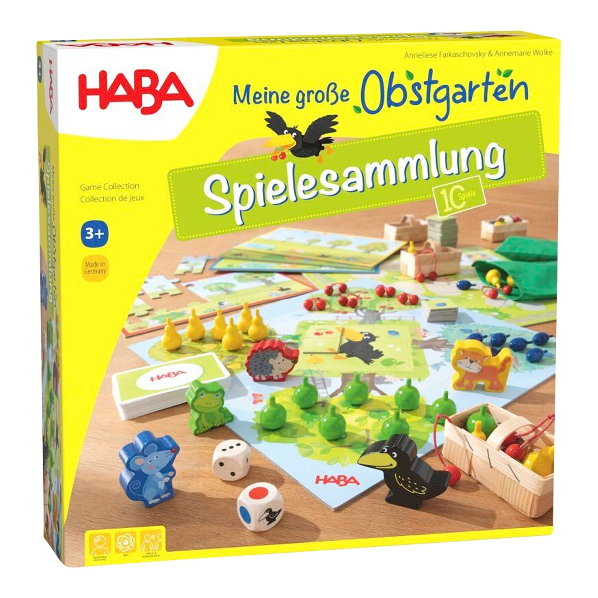 Frukthagenspillsamling 10-i-1 fra 3 år 2-4 spillere forside