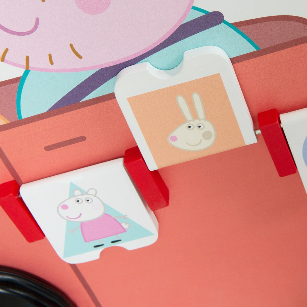 Gåbil buss Peppa Pig med aktivitetsleker sidevisning