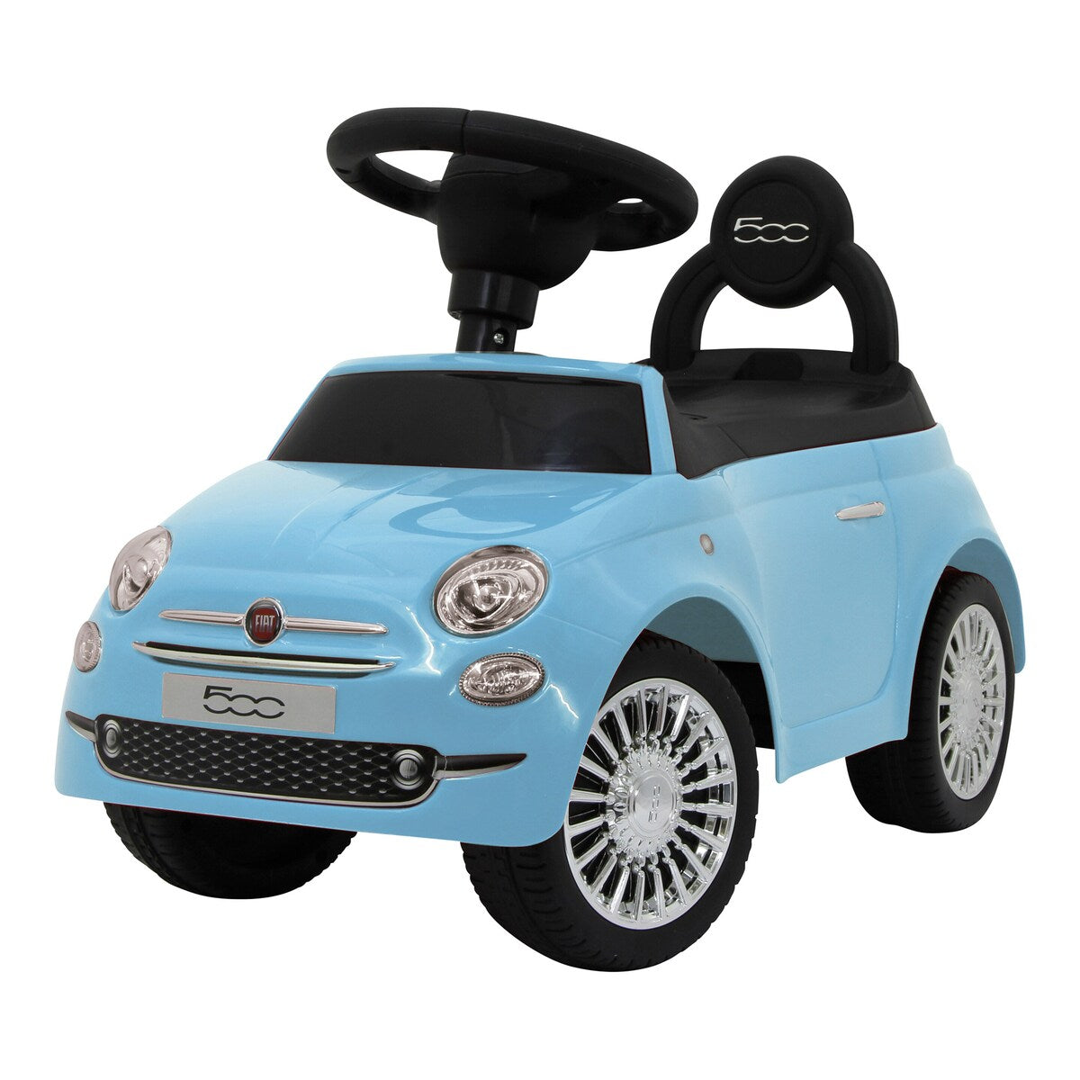 Gåbil Fiat 500 med lyd og bagasjerom forfra