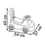 Gåbil Stitch-design 2-i-1 sideprofil