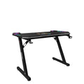 Gamingbord MINECRAFT med LED og koppeholder Z-fot metall forfra