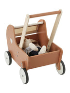Gåvogn i barnevognform tre FSC® 45x34 cm bakside