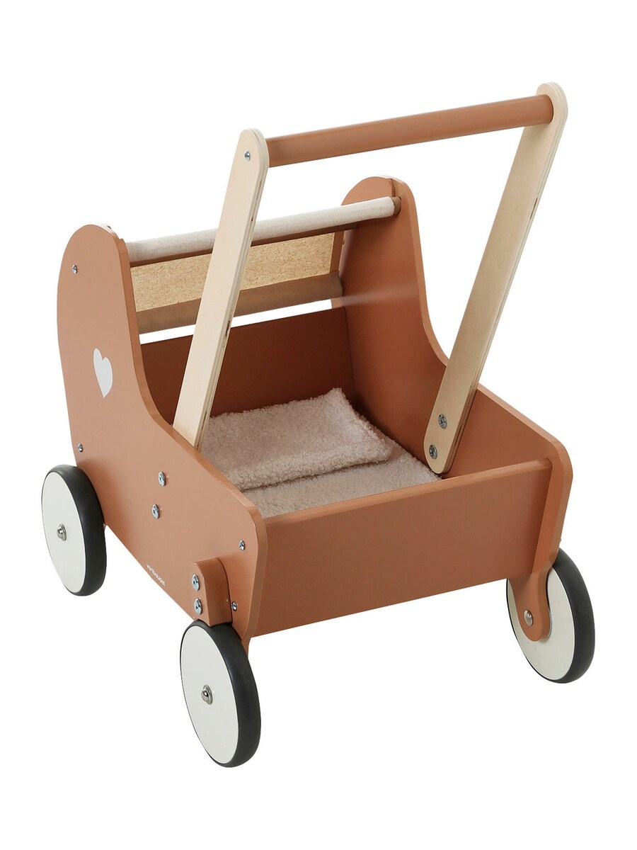 Gåvogn i barnevognform tre FSC® 45x34 cm forfra