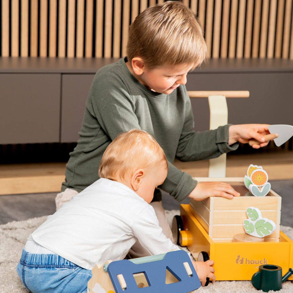 Hjul på Gåvogn i tre Learn to Walk med hagetilbehør med justerbar bremse