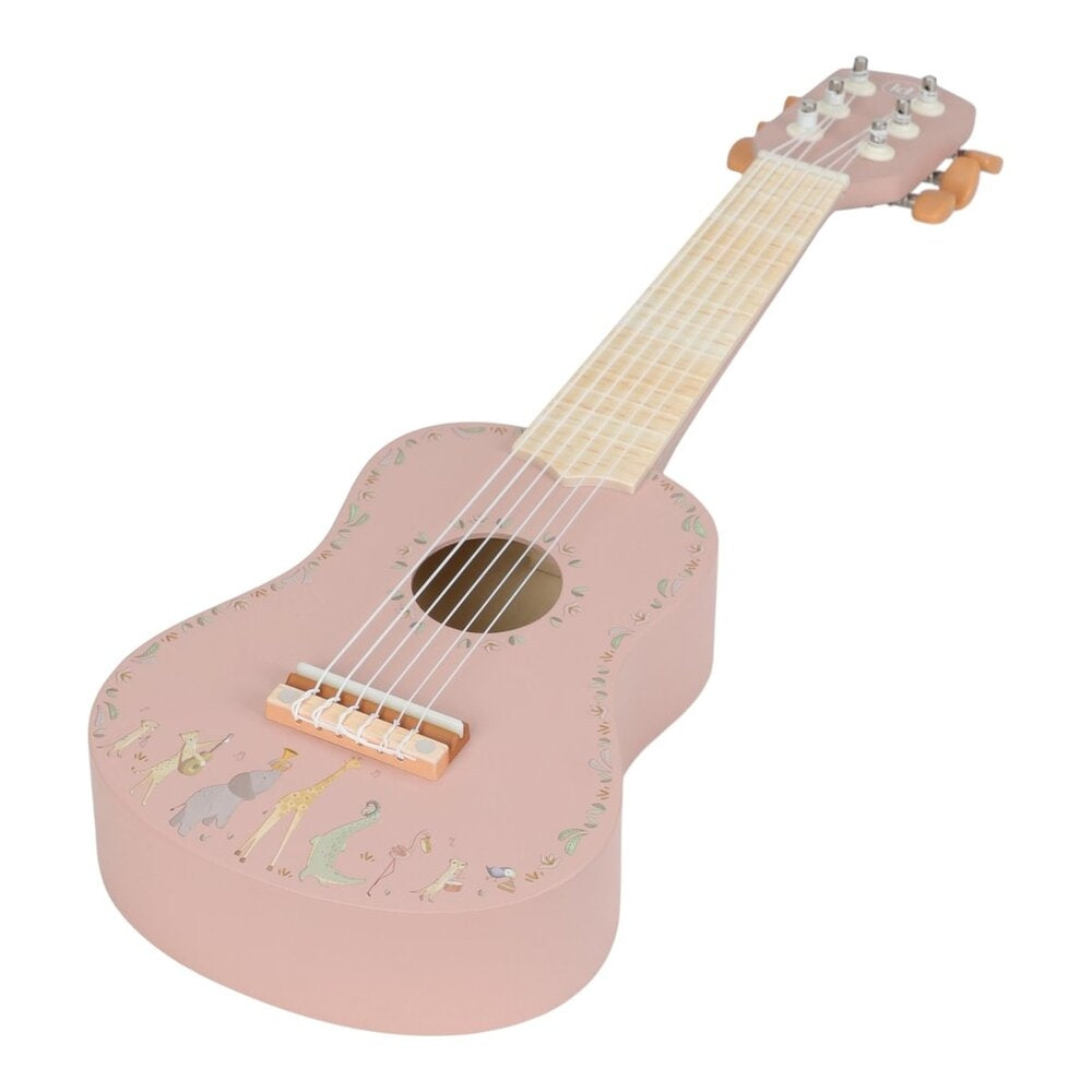 Barnehender som spiller på Gitar i tre Safari Friends med 6 strenger - Little Dutch