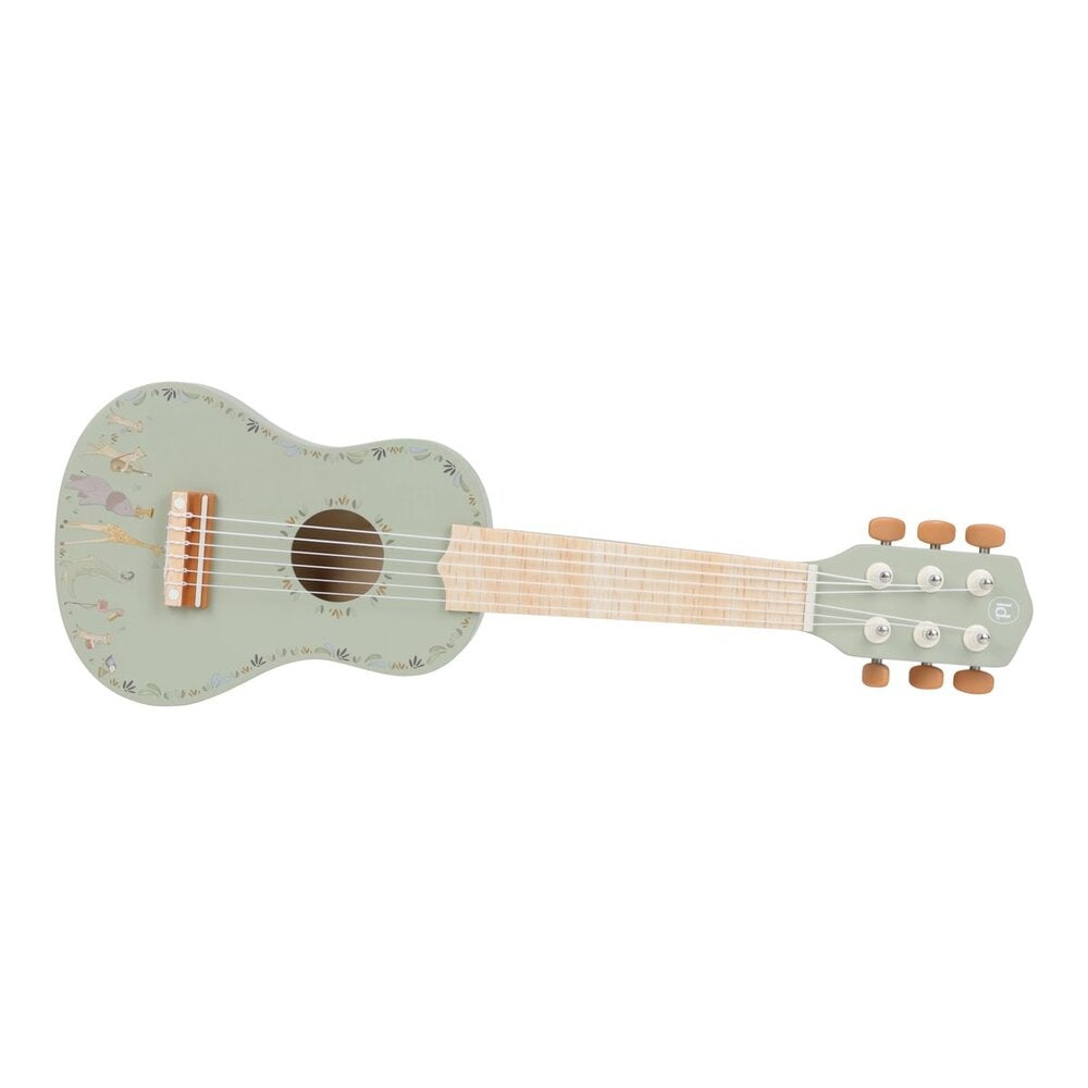 Montert Gitar i tre Safari Friends med 6 strenger - Little Dutch