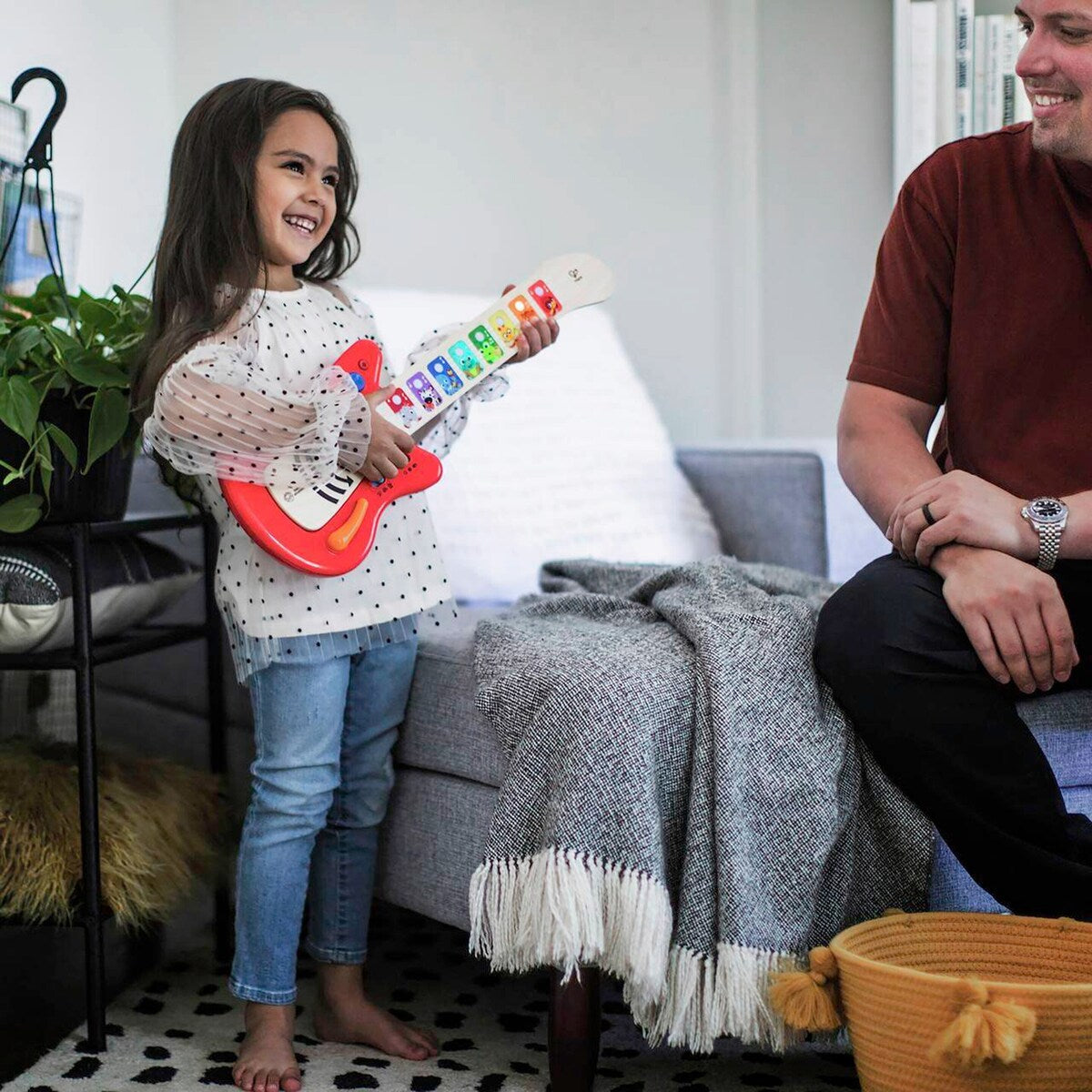 Volumkontroll på Gitar Together in Tune Guitar™ i tre