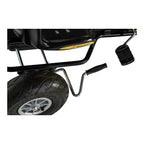 Sideprofil av Go-kart AT X-Racer med racingdesignelementer